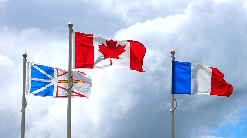 How different are French Canadian and European French? Picture of Canada and France flags by SJTUK at Pixabay. Pixabay Licence. https://pixabay.com/es/photos/banderas-canad%c3%a1-terranova-francia-7223488/