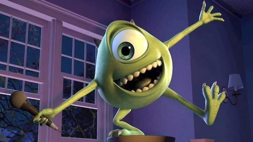 Mike wazowski monsters inc. Image used to illustrate the article Who is the voice of Mike Wazowski in Monsters, Inc.?. Image taken from: https://news.disney.com/ultimate-list-monsters-inc-quotes