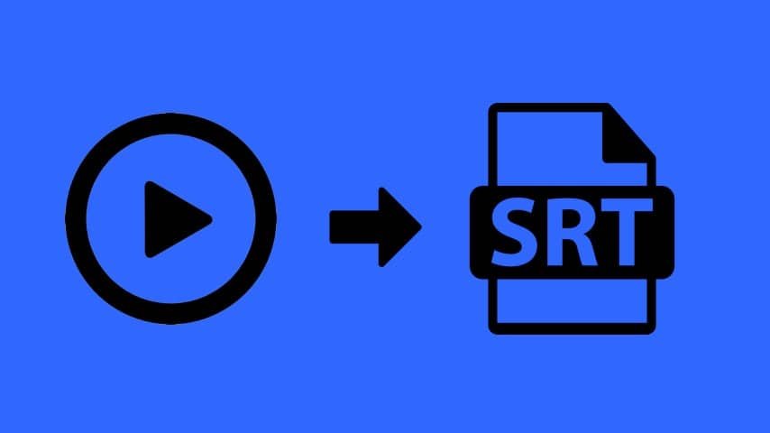 SRT files. Picture containing a play button and an arrow pointing to an srt file folder.  This image is used to illustrate the article Mastering SRT Files: A Subtitling Agency’s Guide.