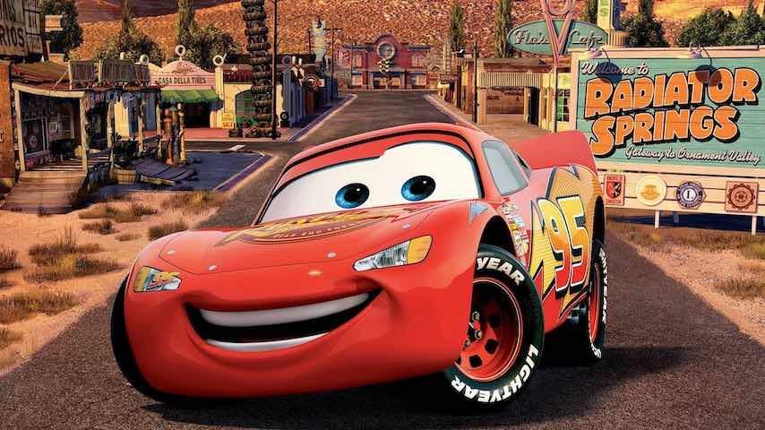 Voice of Lightning McQueen. Image of Lightning McQueen from the Cars franchise. This image is used to illustrate the article "Who is the Voice of Lightning McQueen in Cars?". Image taken from: https://wallpaperaccess.com/lightning-mcqueen