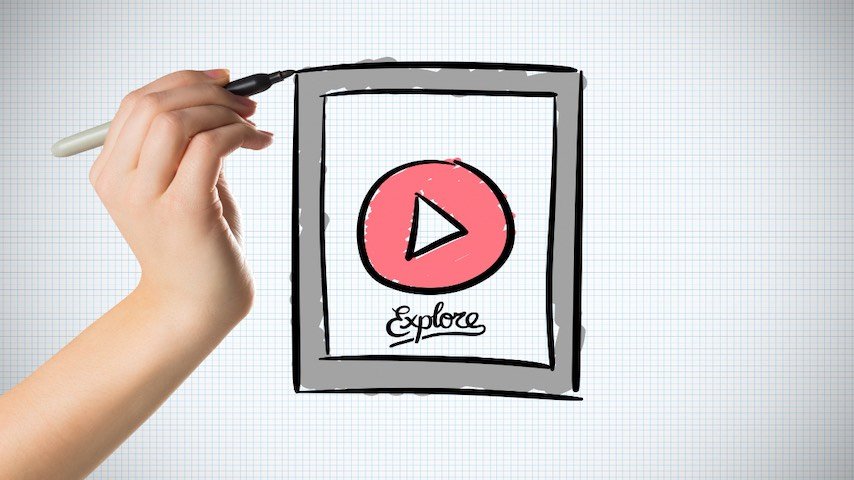 Explainer Video Script Sample. Image of a hand with a marker drawing a picture. This image is used to illustrate the article “Explainer Video Script Sample.” Freepik license: https://www.freepik.com/free-photo/hand-with-marker-drawing-picture_928691.htm